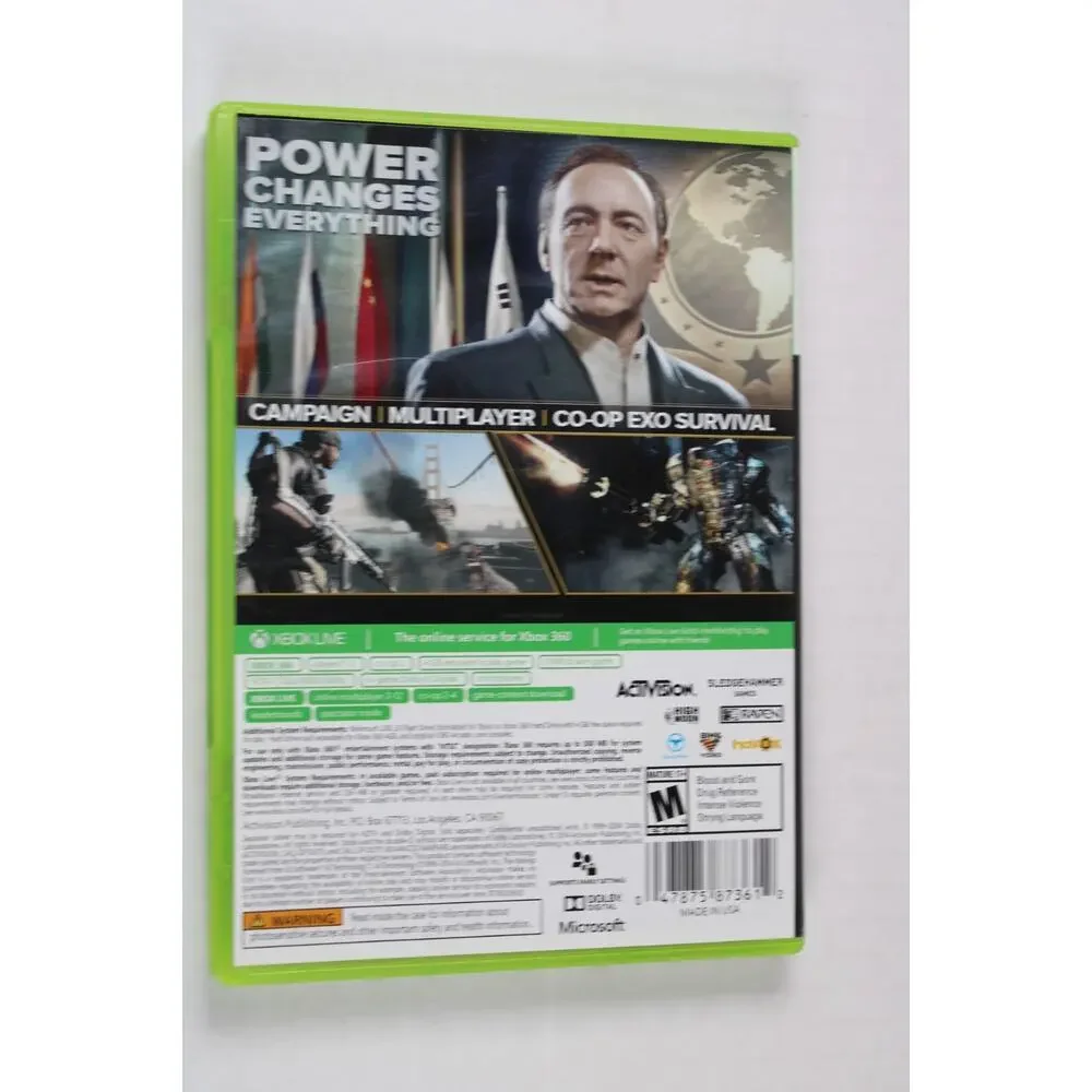 Call Of Duty Advanced Warfare Gold Ed. (2 Discs) Xbox 360 Game Complete